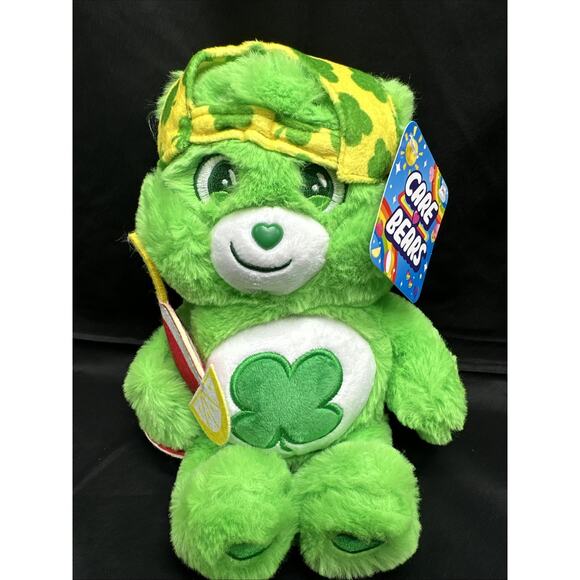 Care Bears Good Luck Bear Summer Plush Clover 8.5" Dan Dee NWT - Picture 1 of 9